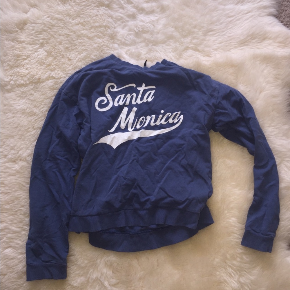 H&M blue sweatshirt